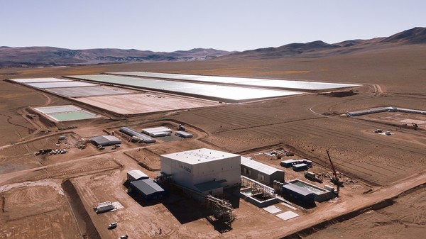 포스코의 아르헨티나 리튬 생산 데모플랜트 공장 및 염수저장시설