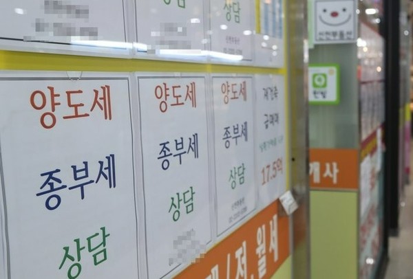 정부는 1세대 1주택자의 보유세와 건강보험료 부담을 지난해 수준으로 동결하겠다고 발표했다. 사진은 기사와 관계 없는 공인중개사 사진. 사진/연합뉴스