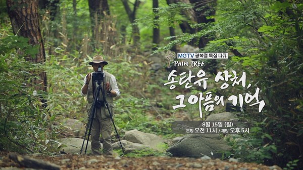 “PAIN TREE, 송탄유 상처, 그 아픔의 기억” 프로그램 타이틀. 사진/새마을금고중앙회