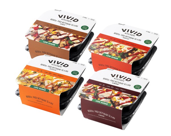 ‘밥없는 저당 닭가슴살 도시락’ 4종. 사진/동원그룹