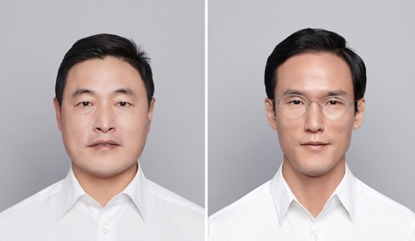 조현식 한국앤컴퍼니 고문(사진 왼쪽)과 조현범 회장장. 사진/한국타이어앤테크놀로지