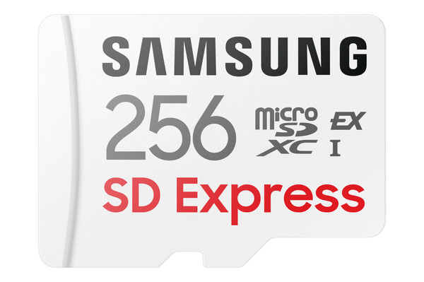 삼성전자가 개발한 SD 익스프레스 마이크로SD 카드