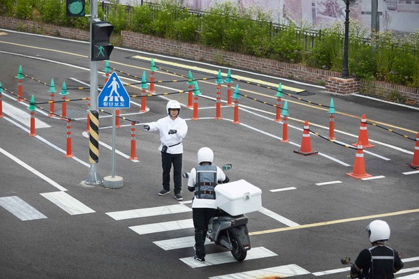 배민라이더스쿨 안전교육 모습. 사진/우아한청년들