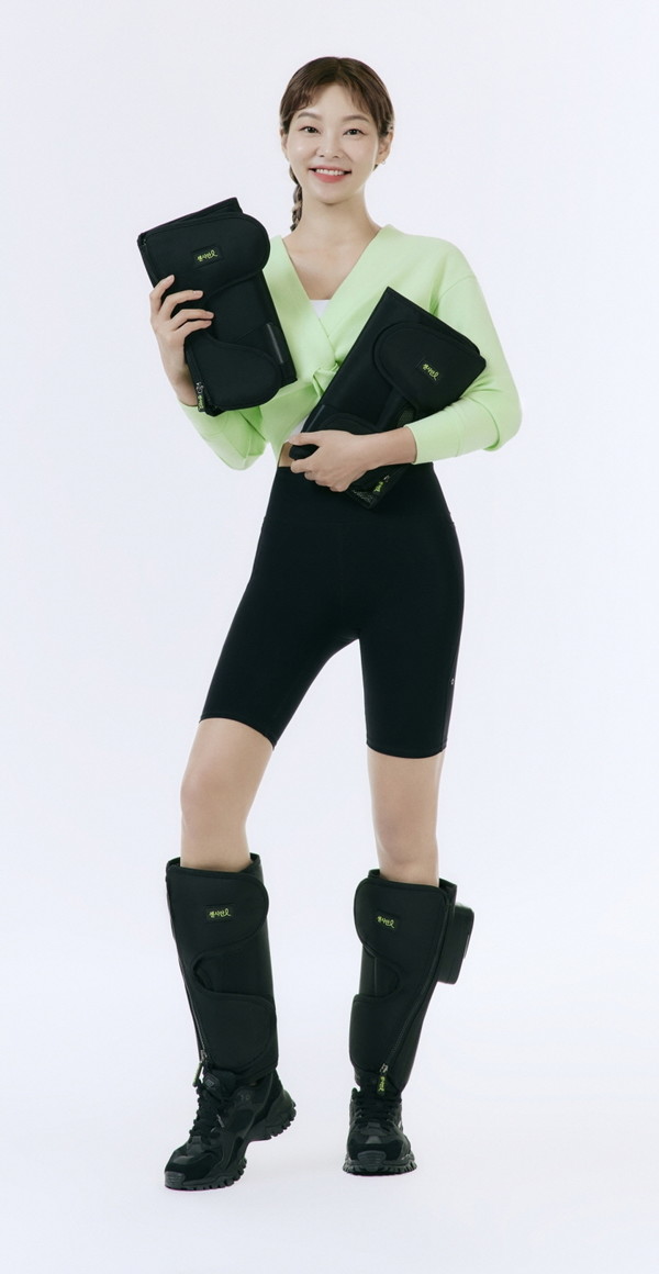 센시안 에어슬리머 종아리 마사지기. 사진/동국제약