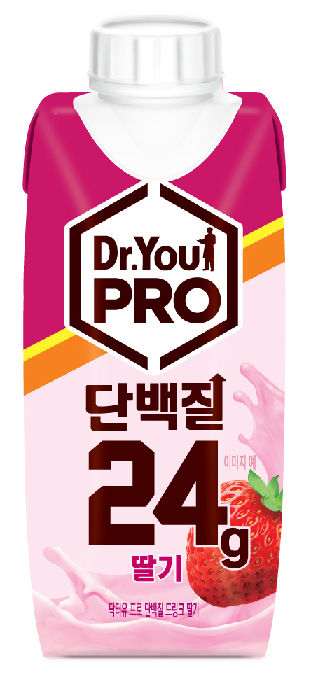 닥터유PRO 단백질드링크 딸기. 사진/오리온
