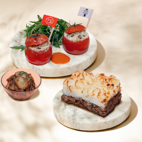 유아왓유잇과 르 꼬르동 블루 콜라보 메뉴 연출컷. 사진/신세계푸드