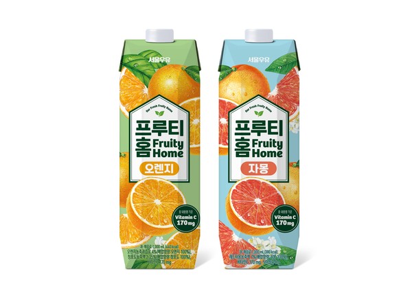 프루티홈 오렌지·자몽 사진/서울우유협동조합