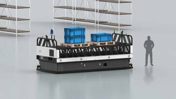 현대무벡스가 개발할 10톤급 AMR의 가상 이미지