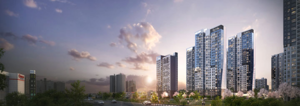 서울 중랑구 상봉역4구역 가로주택정비사업 투시도.