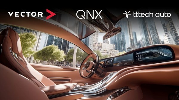 벡터코리아가 블랙베리 리미티드(BlackBerry Limited)의 자회사 QNX, 티티테크오토(TTTech Auto)와 차량 소프트웨어 플랫폼 공동 개발을 글로벌 협력에 나선다. 사진/벡터코리아