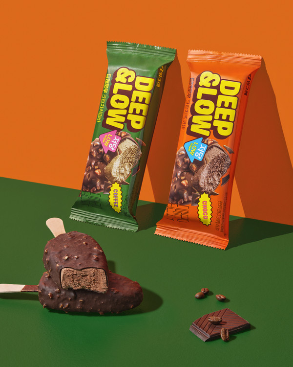 딥앤로우 크런치초코바·크런치커피바 제품 이미지. 사진/빙그레