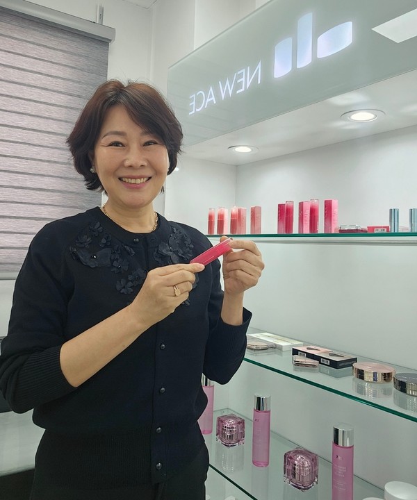 안시은 뉴에이스 대표가 제품에 대한 설명을 하고 있다. 사진/뉴에이스