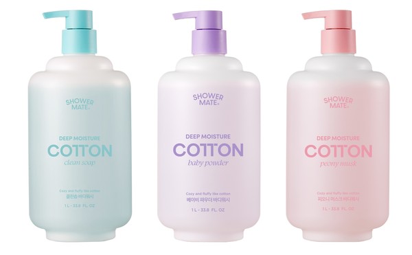 애경산업 샤워메이트는 딥 모이스처 코튼 바디워시를 출시했다고 16일 밝혔다. 사진/애경산업