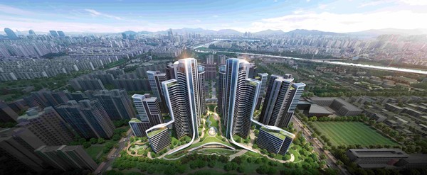 래미안 루미원 주경 조감도