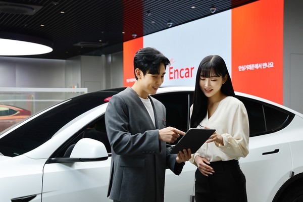엔카닷컴이 서울 강서 오토플렉스에 엔카진단 차량을 확인하고 거래할 수 있는 전용 공간인 '엔카 안심거래존' 서울 강서점을 공식 오픈했다. 사진/엔키닷컴