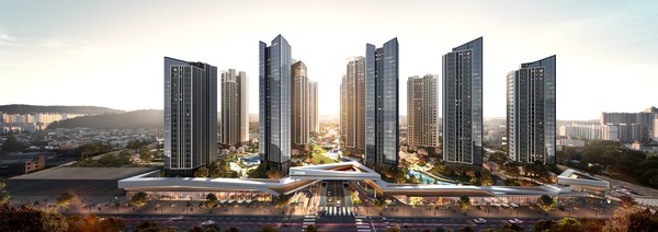 대전 변동 A구역 재개발 정비사업 투시도