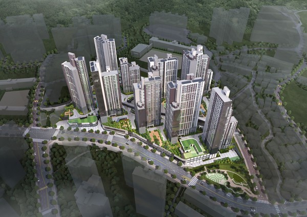 힐스테이트 사직아시아드 조감도