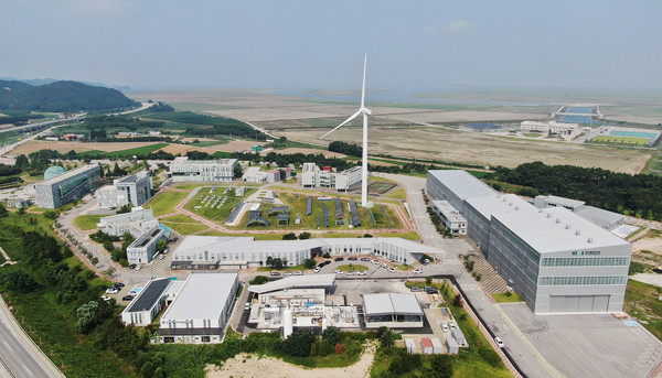 수전해 기반 수소 생산기지 전경 모습