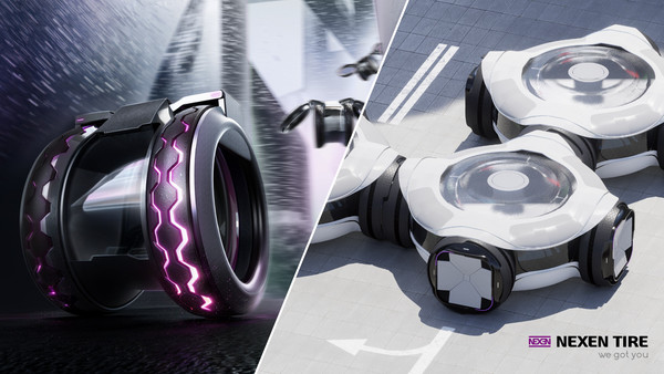 넥센타이어가 미국 'IDEA 디자인 어워드 2025'에서 미래형 콘셉트 타이어 2종으로 '본상(Finalist)'을 수상했다. 사진/넥센타이어