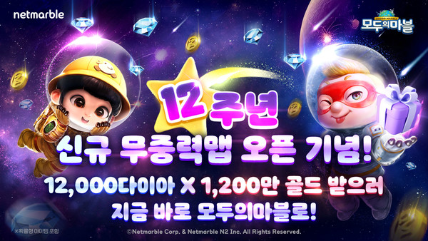 넷마블, 모두의마블 12주년 기념 업데이트 실시