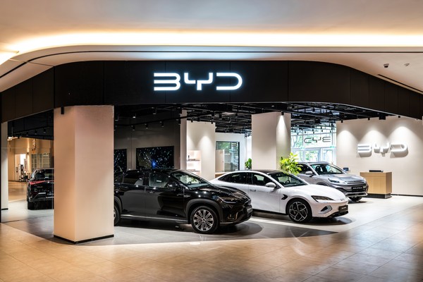 BYD Auto 스타필드 시티 명지 부산 전시장. 사진/BYD코리아