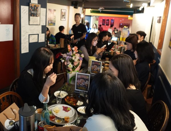 17일부터 19일까지 이태원 술꼬마에서 진행된 크레잇 팝업스토어 현장. 사진/CJ제일제당