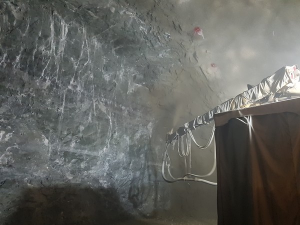 숏크리트 공법 건설신기술 개발. 사진/DL건설