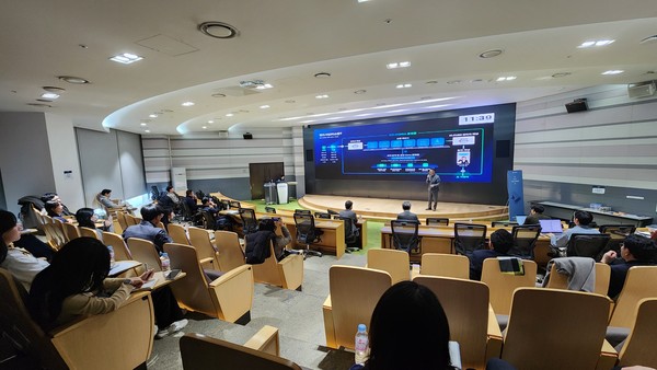 11월 19일 한국산업은행 본점에서 열린 ‘KDB 넥스트라운드 – 메인비즈데이’ IR 발표 현장