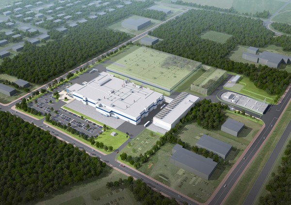 솔루스첨단소재 캐나다 전지박 공장 조감도. 사진/솔루스첨단소재