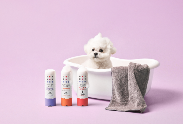 영국 프리미엄 펫 샴푸 ‘닷닷펫(Dotdotpet)’. 사진/동아제약