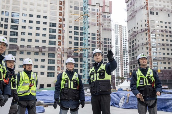 동절기 CEO 현장 안전점검 릴레이 캠페인 현장